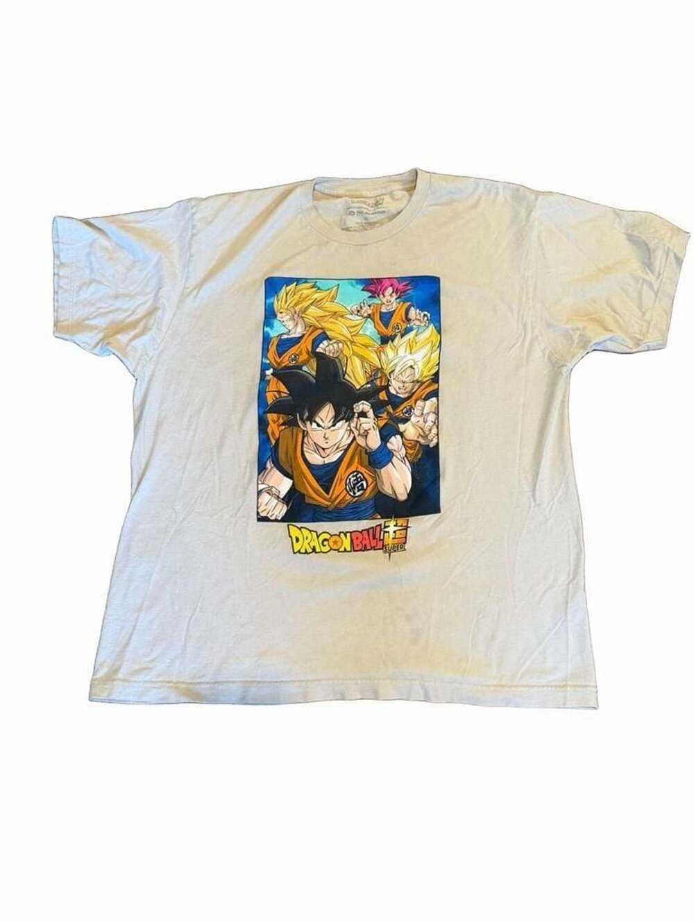 Dragon Ball Super Goku Transformations T-Shirt Size XL